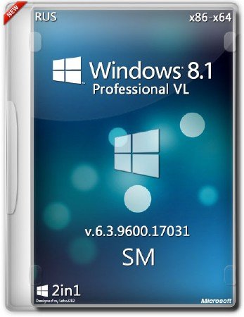 Windows 8.1 Pro VL 6.3.9600.17031 x86-x64 SM (RUS/2014) by Lopatkin