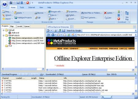 Offline Explorer 6.8.4082 Enterprise Portable