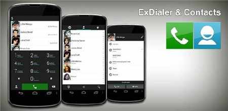 ExDialer - Dialer & Contacts Pro v.176 + [  ] (2014) Android
