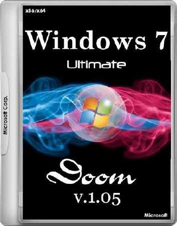 Windows 7 Ultimate SP1 by Doom v.1.05 (x86/x64/RUS/2014)